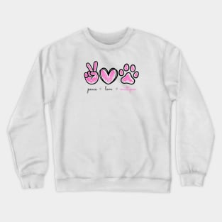 Peace Love Maltipoo Crewneck Sweatshirt